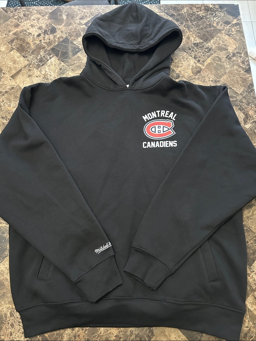 NWT 🆕 Mitchell & Ness Men’s Montreal Canadiens Hoodie Sweatshirt Oversized